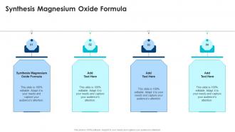 Synthesis Magnesium Oxide Formula In Powerpoint And Google Slides Cpb