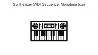 Synthesizer Midi Sequencer Monotone Icon In Powerpoint Pptx Png And Editable Eps Format