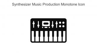 Synthesizer Music Production Monotone Icon In Powerpoint Pptx Png And Editable Eps Format