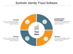 Synthetic identity fraud software ppt powerpoint presentation professional show cpb