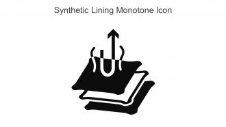 Synthetic Lining Monotone Icon In Powerpoint Pptx Png And Editable Eps Format