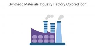 Synthetic Materials Industry Factory Colored Icon In Powerpoint Pptx Png And Editable Eps Format