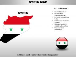 Syria country powerpoint maps