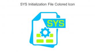 SYS Initialization File Colored Icon In Powerpoint Pptx Png And Editable Eps Format
