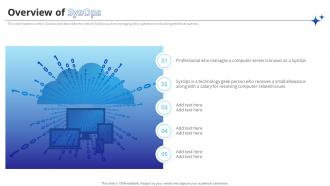 System Administrator Overview Of SysOps Ppt Powerpoint Presentation File Infographics
