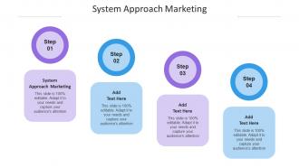 System Approach Marketing Ppt Powerpoint Presentation Gallery Graphics Cpb