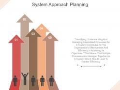 System approach planning powerpoint presentation examples