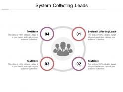 System collecting leads ppt powerpoint presentation pictures slide portrait cpb