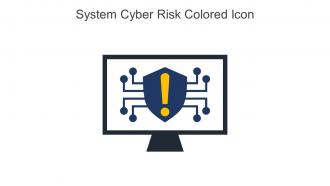 System Cyber Risk Colored Icon In Powerpoint Pptx Png And Editable Eps Format