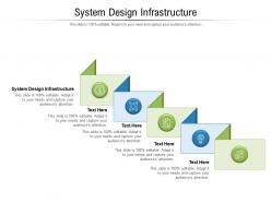 System design infrastructure ppt powerpoint presentation show design templates cpb