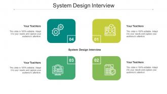 System design interview ppt powerpoint presentation portfolio images cpb