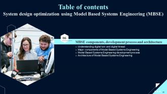 System Design Optimization Using Model Based Systems Engineering MBSE Complete Deck Graphical Impressive
