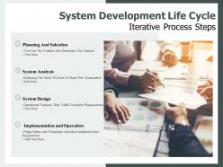 System development life cycle iterative process steps