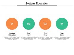 System education ppt powerpoint presentation summary master slide cpb