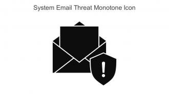 System Email Threat Monotone Icon In Powerpoint Pptx Png And Editable Eps Format
