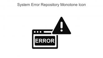 System Error Repository Monotone Icon In Powerpoint Pptx Png And Editable Eps Format