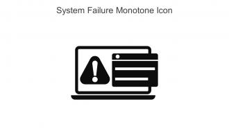 System Failure Monotone Icon In Powerpoint Pptx Png And Editable Eps Format