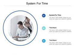 System for time ppt powerpoint presentation portfolio examples cpb