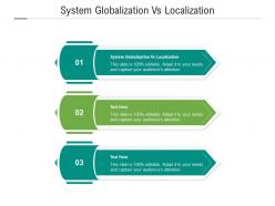 System globalization vs localization ppt powerpoint presentation inspiration cpb