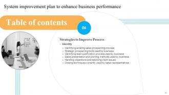 System Improvement Plan To Enhance Business Performance Powerpoint Presentation Slides V Adaptable Attractive