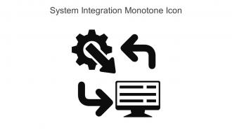 System Integration Monotone Icon In Powerpoint Pptx Png And Editable Eps Format