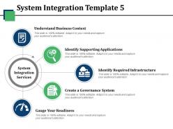 System integration ppt infographic template