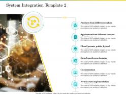 System integration template data ppt professional visuals