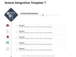 System integration template s60 system integration work breakdown structure wbs ppt professional information