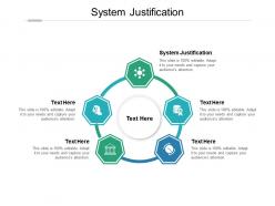 System justification ppt powerpoint presentation layouts tips cpb