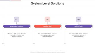 System Level Solutions In Powerpoint And Google Slides Cpb