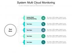 System multi cloud monitoring ppt powerpoint presentation model slide cpb