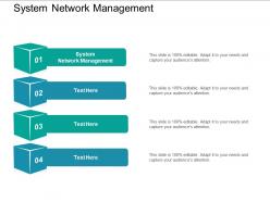 System network management ppt powerpoint presentation ideas slide download cpb