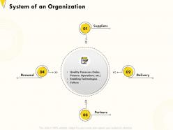 System of an organization delivery m381 ppt powerpoint presentation example