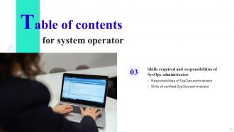 System Operator Powerpoint Presentation Slides