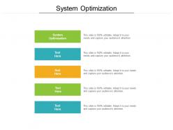 System optimization ppt powerpoint presentation styles design templates cpb