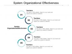 System organizational effectiveness ppt powerpoint presentation summary backgrounds cpb