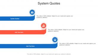 System Quotes In Powerpoint And Google Slides Cpb