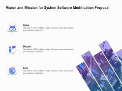 System Software Modification Proposal Powerpoint Presentation Slides