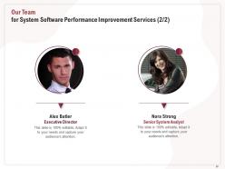 System Software Performance Improvement Proposal Powerpoint Presentation Slides
