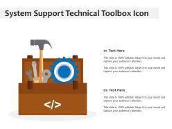 System Support Technical Toolbox Icon