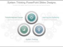 System thinking powerpoint slides designs