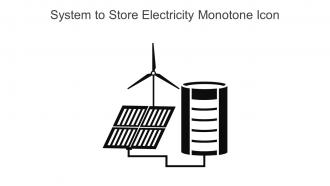 System To Store Electricity Monotone Icon In Powerpoint Pptx Png And Editable Eps Format