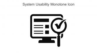 System Usability Monotone Icon In Powerpoint Pptx Png And Editable Eps Format