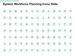 System Workforce Planning Icons Slide Ppt Powerpoint Presentation Outline Professional