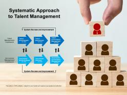 Systematic approach to talent management