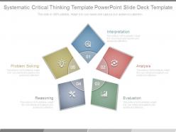 Systematic critical thinking template powerpoint slide deck template