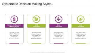 Systematic Decision Making Styles In Powerpoint And Google Slides Cpb