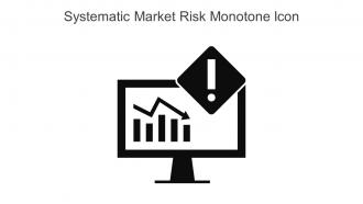 Systematic Market Risk Monotone Icon In Powerpoint Pptx Png And Editable Eps Format