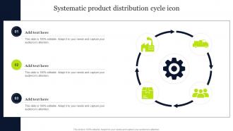 Systematic Product Distribution Cycle Icon
