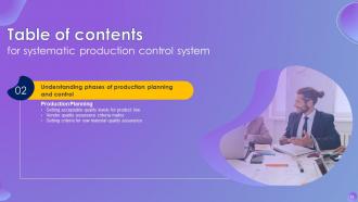 Systematic Production Control System Powerpoint Presentation Slides Downloadable Unique